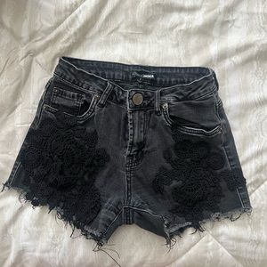 Fashion Nova Embroidered Shorts